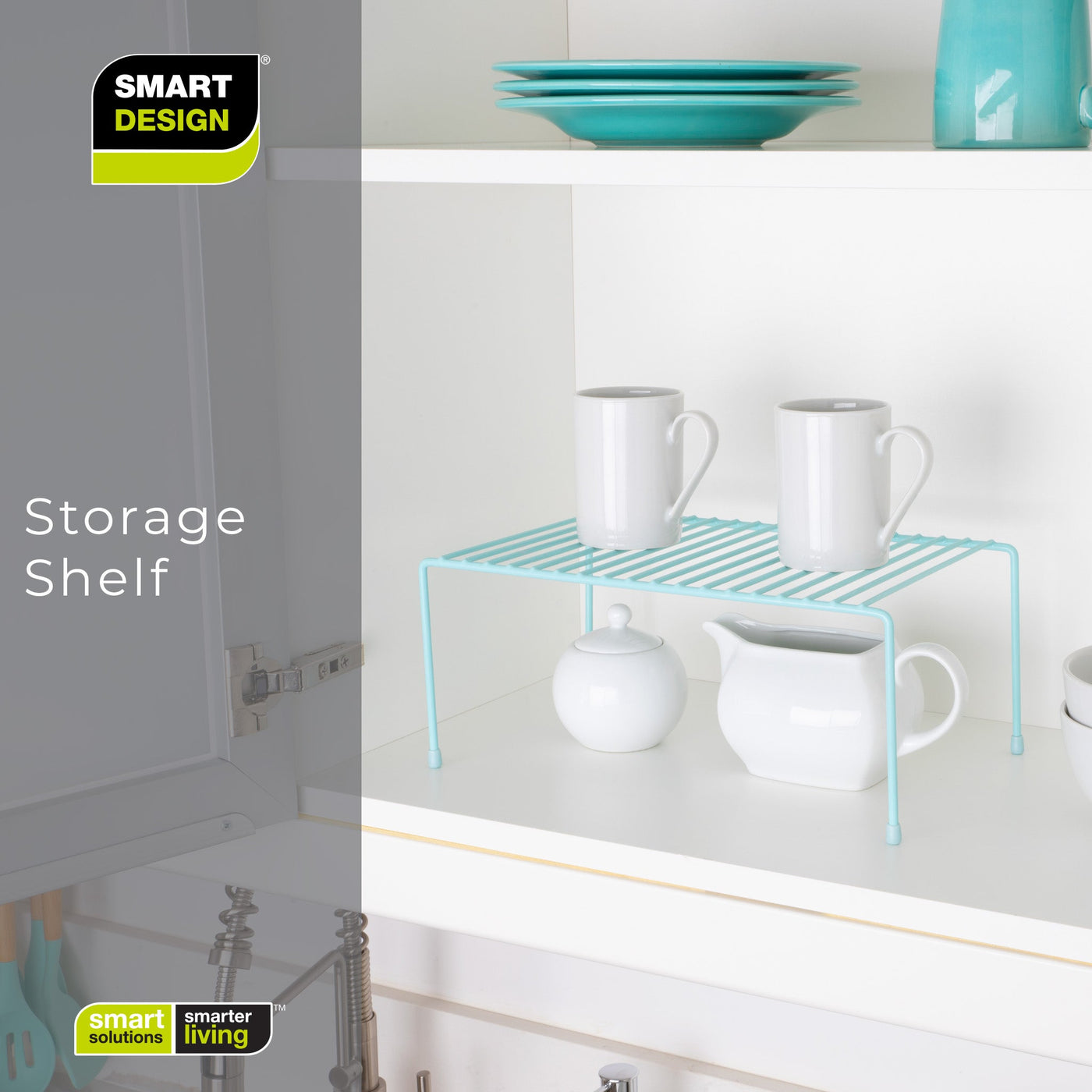 Medium Cabinet Storage Shelf Rack - Smart Design® 27