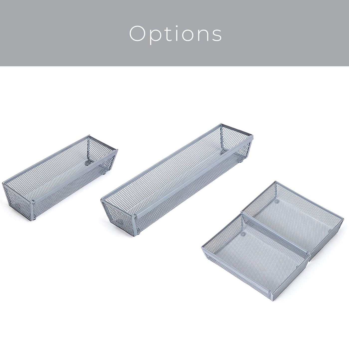 Mesh Drawer Organizer (3″ × 12″) - Smart Design® 11