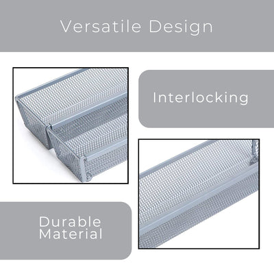 Mesh Drawer Organizer (3″ × 12″) - Smart Design® 9