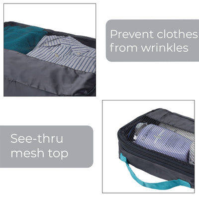 Mesh Travel, Shoe, & Cosmetic Bag - 3 Piece Set - Smart Design® 6