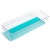 Plastic Drawer Organizer – BPA Free – 9" x 3" – Clear - Smart Design® 8