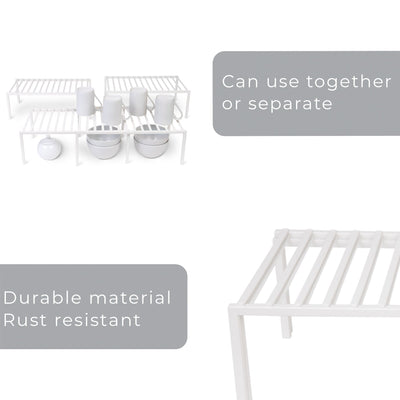 Premium Expandable Cabinet Storage Rack - Smart Design® 5