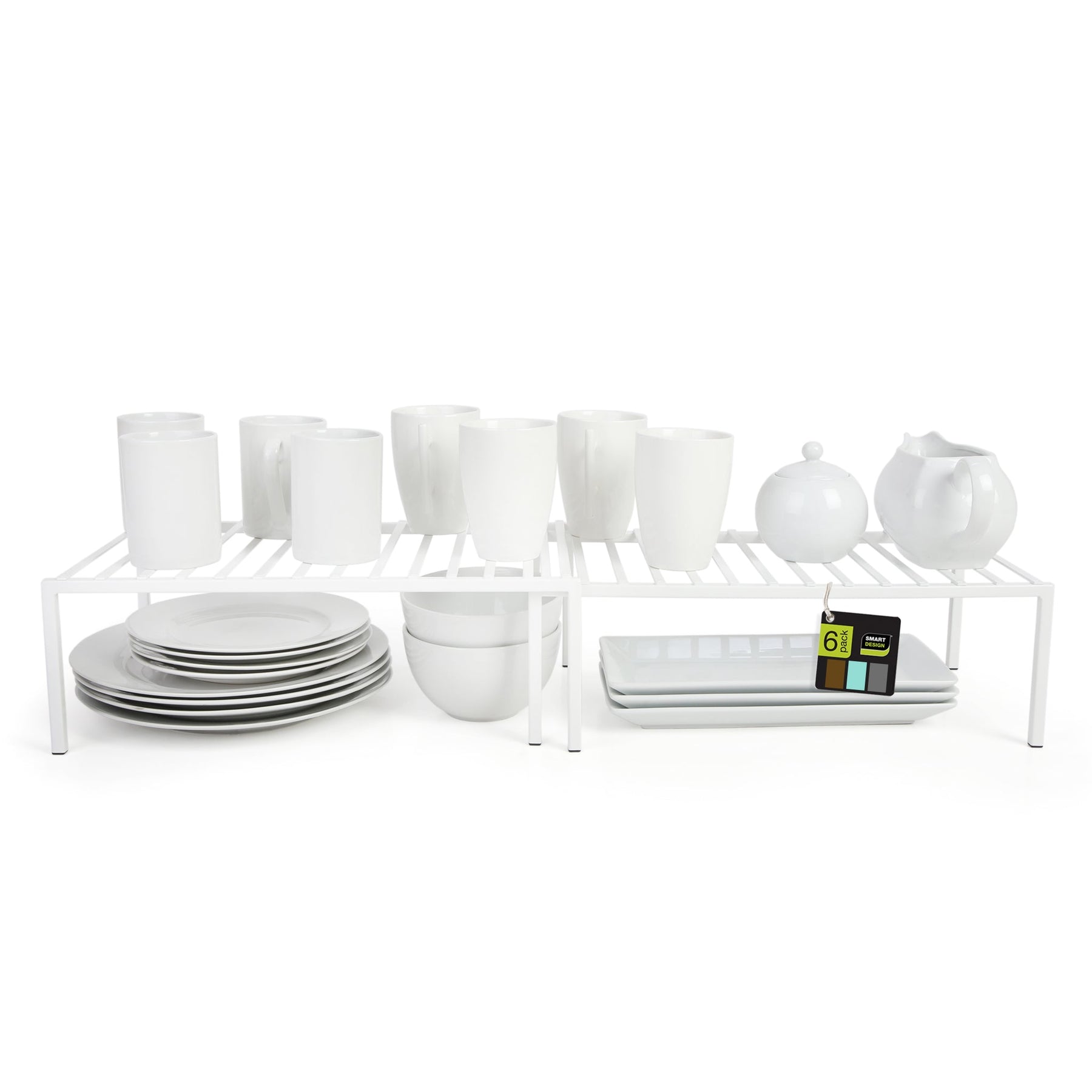 Expanding Racks Premium Expandable Cabinet Storage Rack | Smart Design® Kitchen