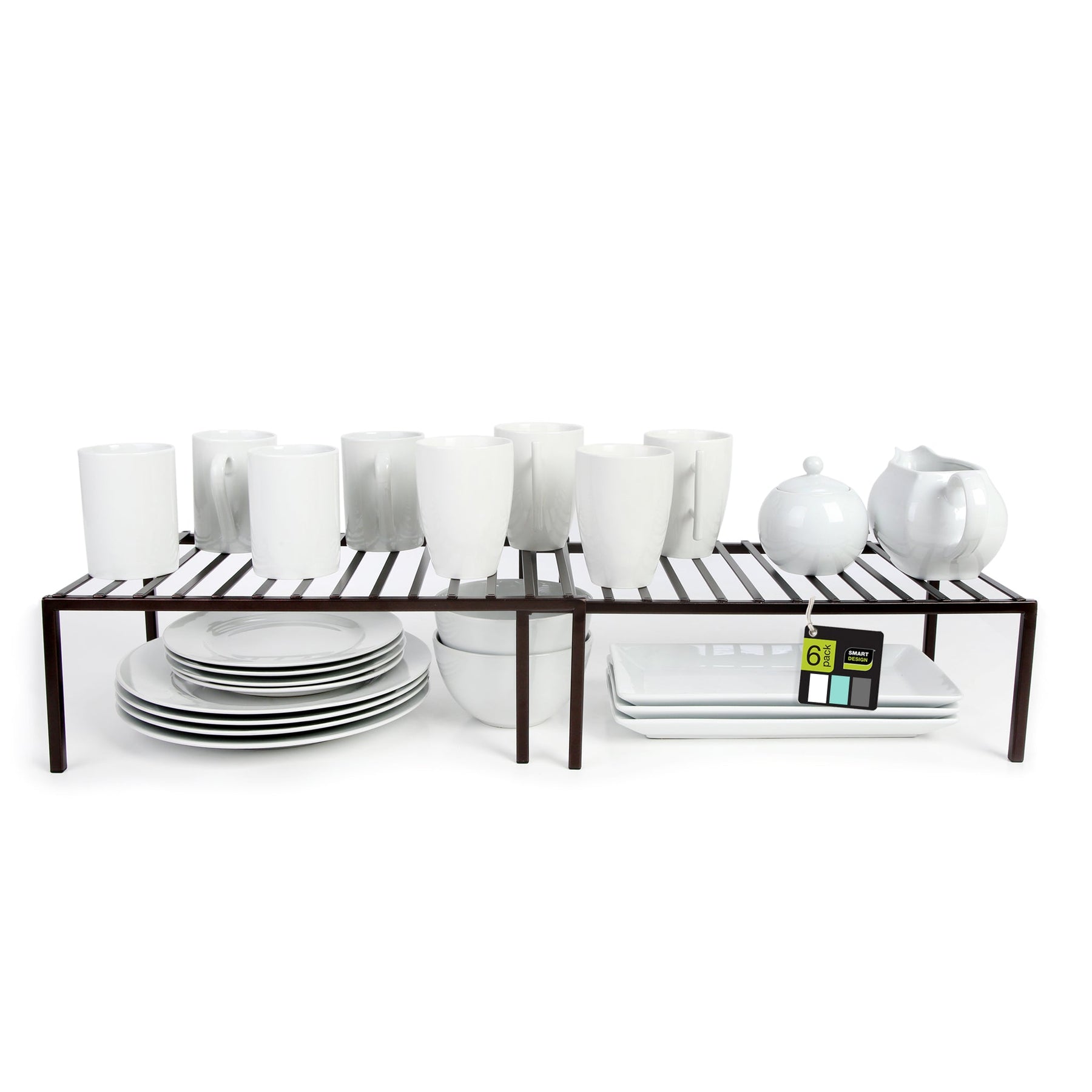 Expanding Racks Premium Expandable Cabinet Storage Rack | Smart Design® Kitchen
