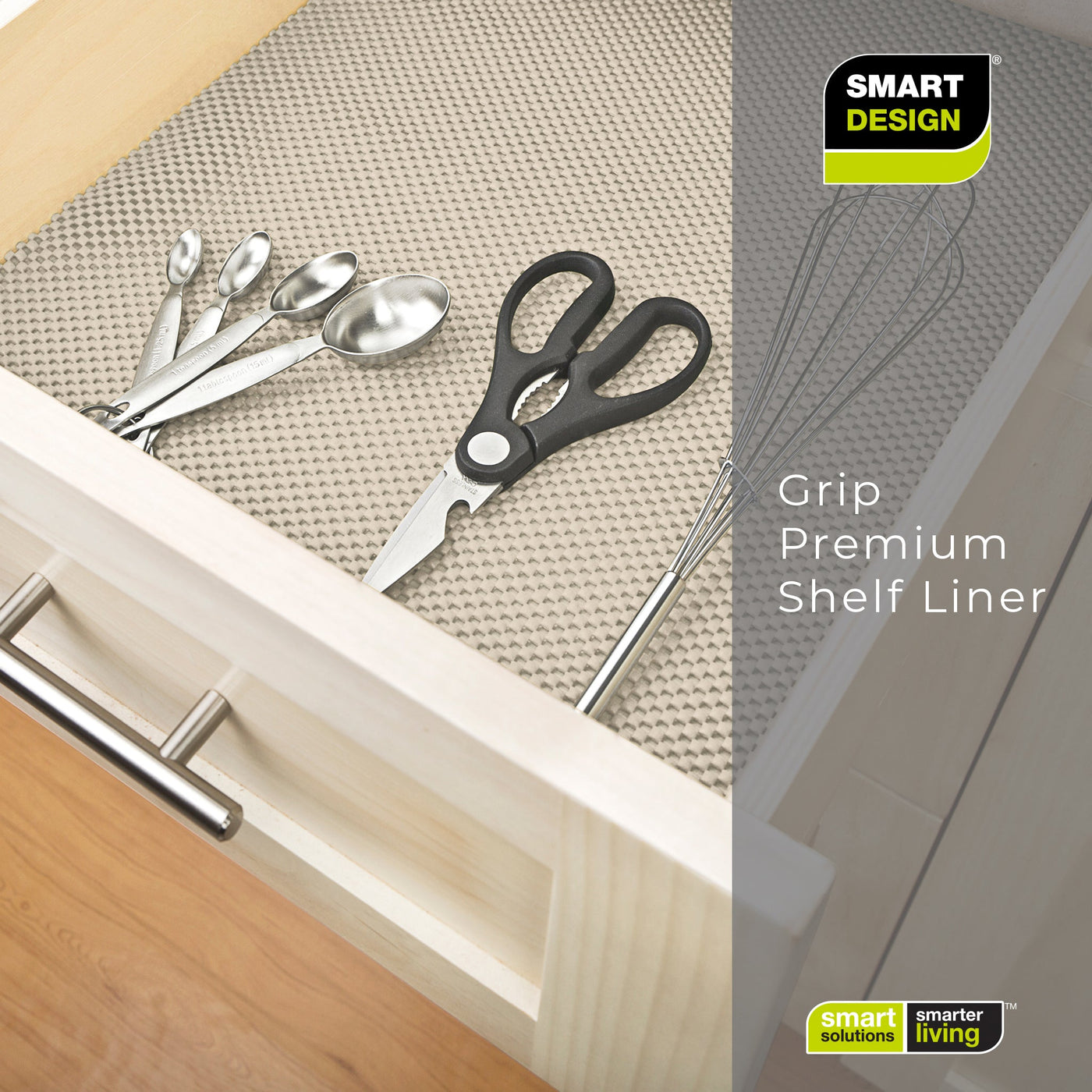 Premium Grip Shelf Liner - 12 Inch x 20 Feet - Smart Design® 18