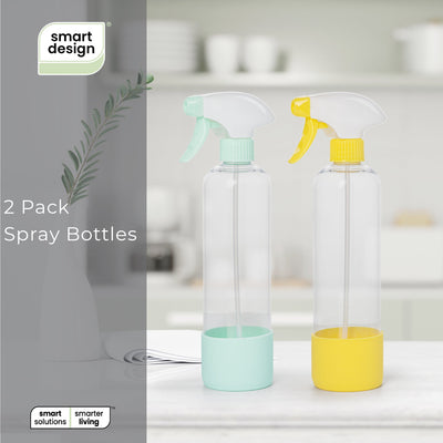 Smart Design 2 - Pack Reusable Spray Bottles - 16.9 oz / 500 ml - Smart Design® 8
