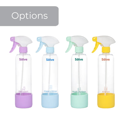 Smart Design 2 - Pack Reusable Spray Bottles - 16.9 oz / 500 ml - Smart Design® 7