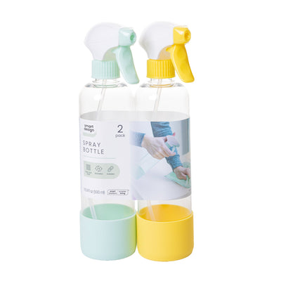 Smart Design 2 - Pack Reusable Spray Bottles - 16.9 oz / 500 ml - Smart Design® 6