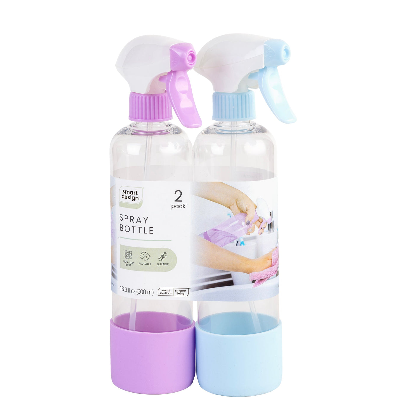 Smart Design 2 - Pack Reusable Spray Bottles - 16.9 oz / 500 ml - Smart Design® 14