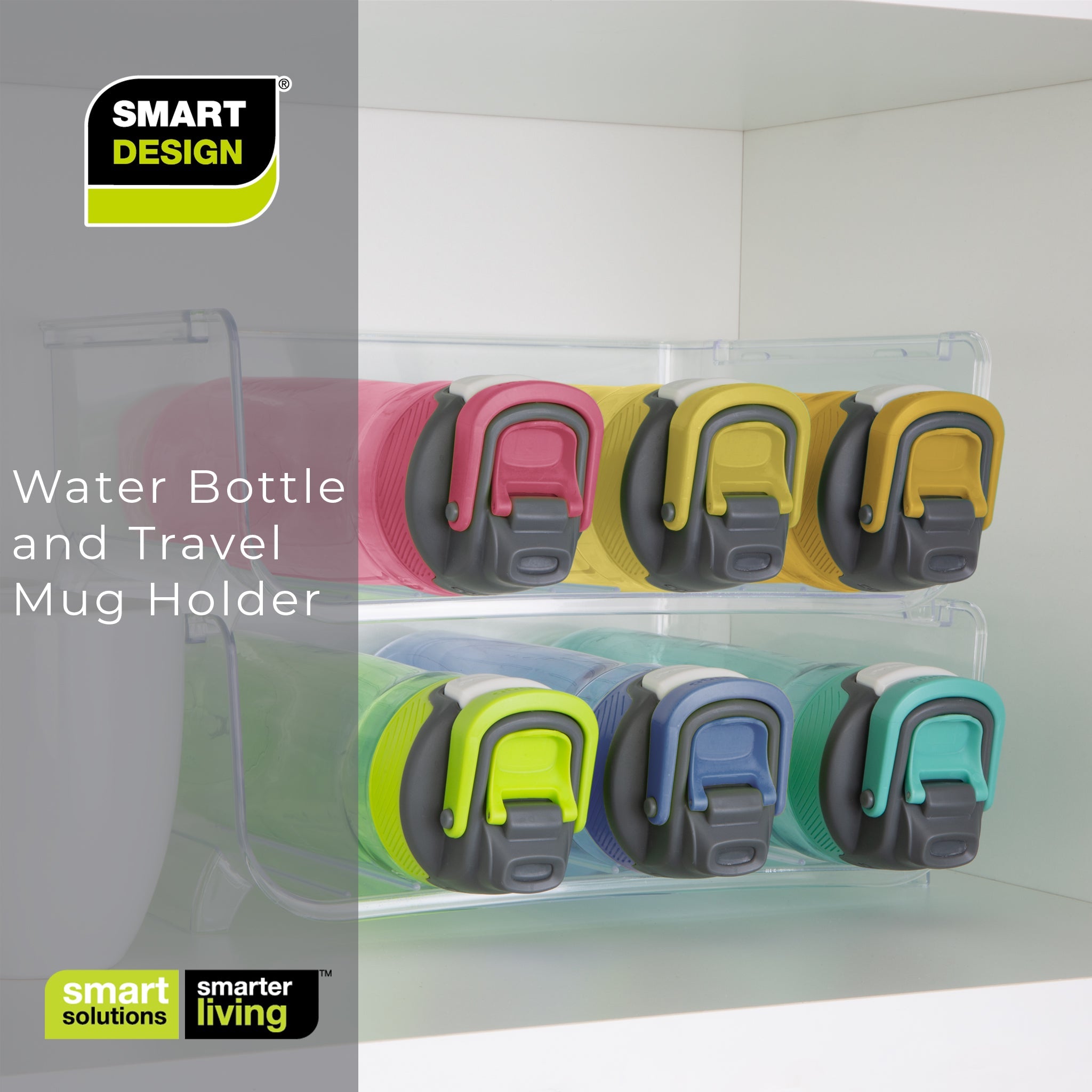 Smart Design Bottle Holder- Set of 2- Clear - Smart Design® 6