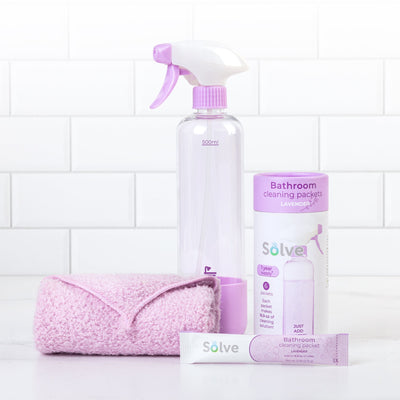 Solve™ Bottle, Cleaning Packets, & Cloth Cleaning Cloth Kit - Smart Design® 14