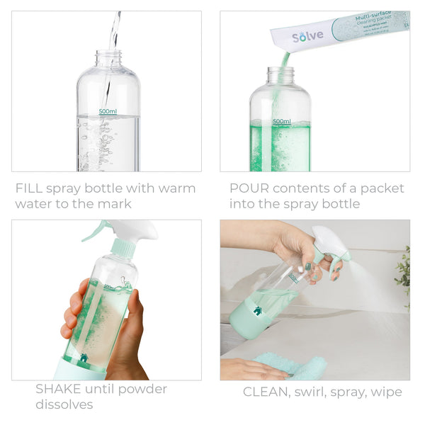 Solve™ Cleaning Packets – 6 Pack - Scented Collection – Smart Design®