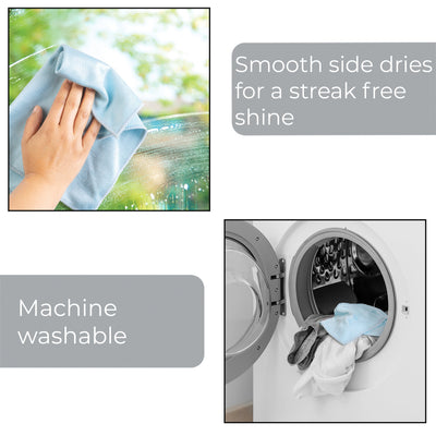 Solve Glass & Mirror Cleaning Cloths – Set of 6 - Smart Design® 4