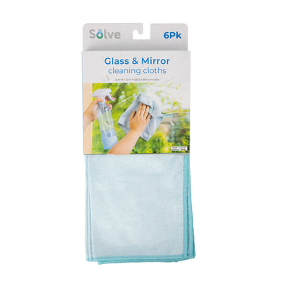 Solve Glass & Mirror Cleaning Cloths – Set of 6 - Smart Design® 8