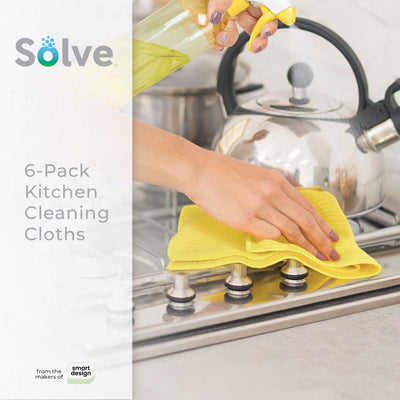 Solve Kitchen Cleaning Cloths – Set of 6 - Smart Design® 7