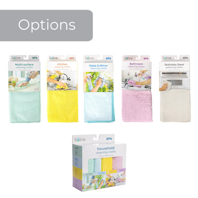 Solve Kitchen Cleaning Cloths – Set of 6 - Smart Design® 5