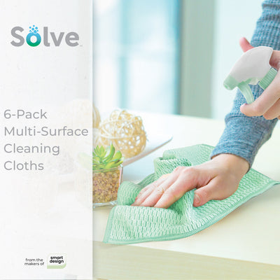 Solve Multi - Surface Cleaning Cloths – Set of 6 - Smart Design® 7