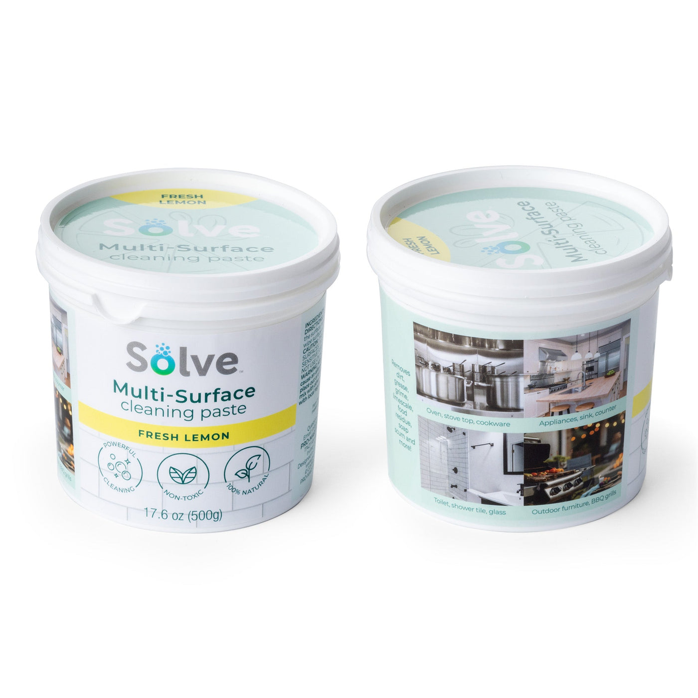 Solve Multi - Surface Cleaning Paste – Fresh Lemon Scent - Smart Design® 2