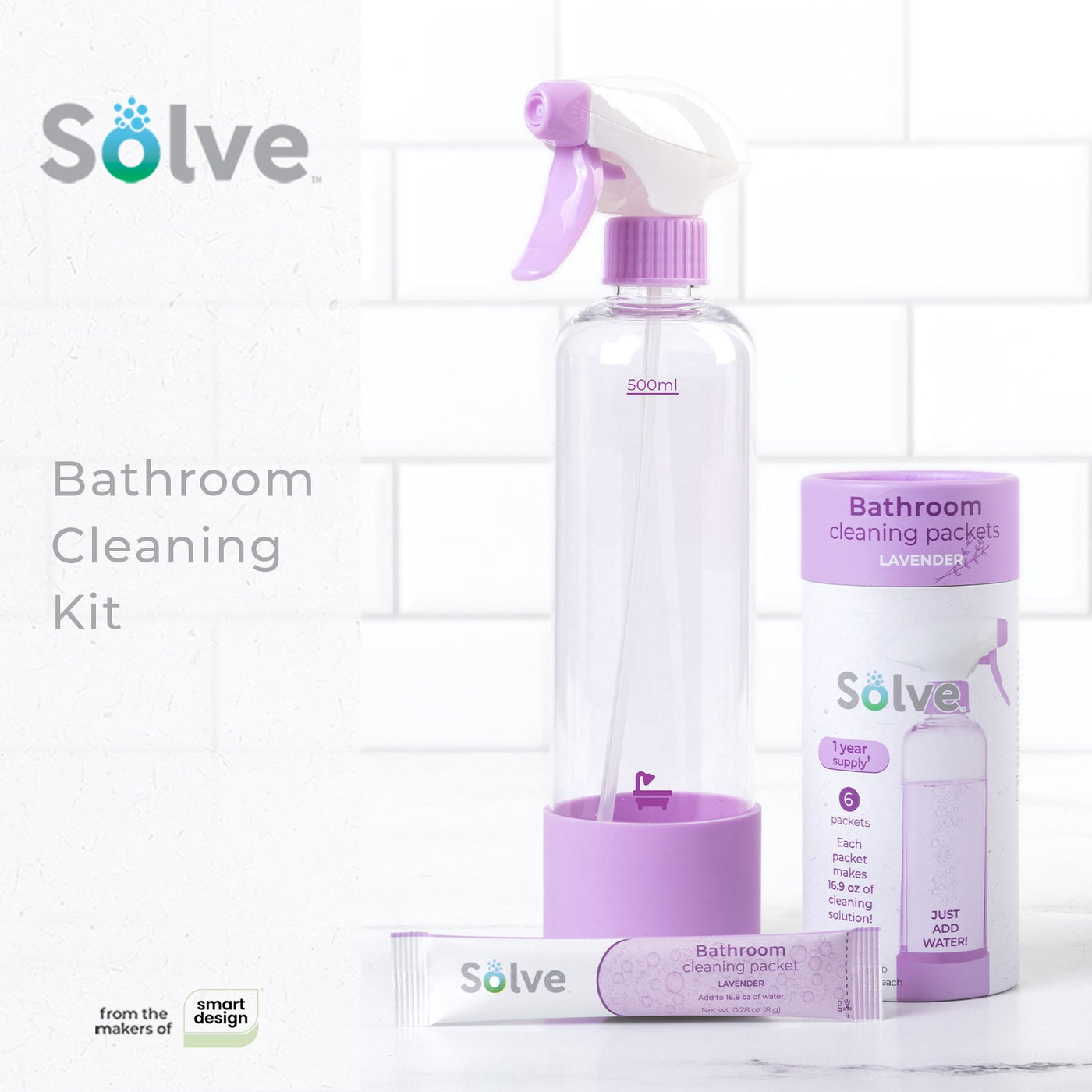 Solve™ Packet & Bottle Cleaning Kits - Smart Design® 21