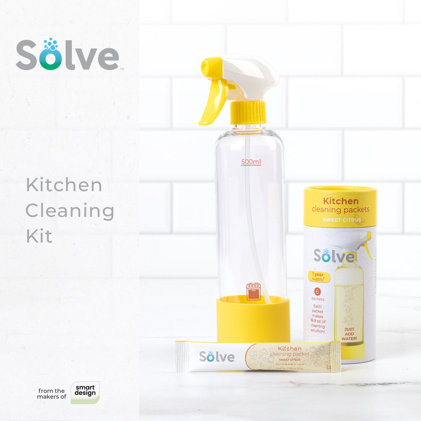 Solve™ Packet & Bottle Cleaning Kits - Smart Design® 41