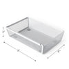 Steel Mesh Drawer Organizer with Interlocking Ends – 9" x 6" - Smart Design® 4