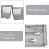 Steel Mesh Drawer Organizer with Interlocking Ends – 9" x 6" - Smart Design® 5