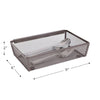 Steel Mesh Drawer Organizer with Interlocking Ends – 9" x 6" - Smart Design® 11