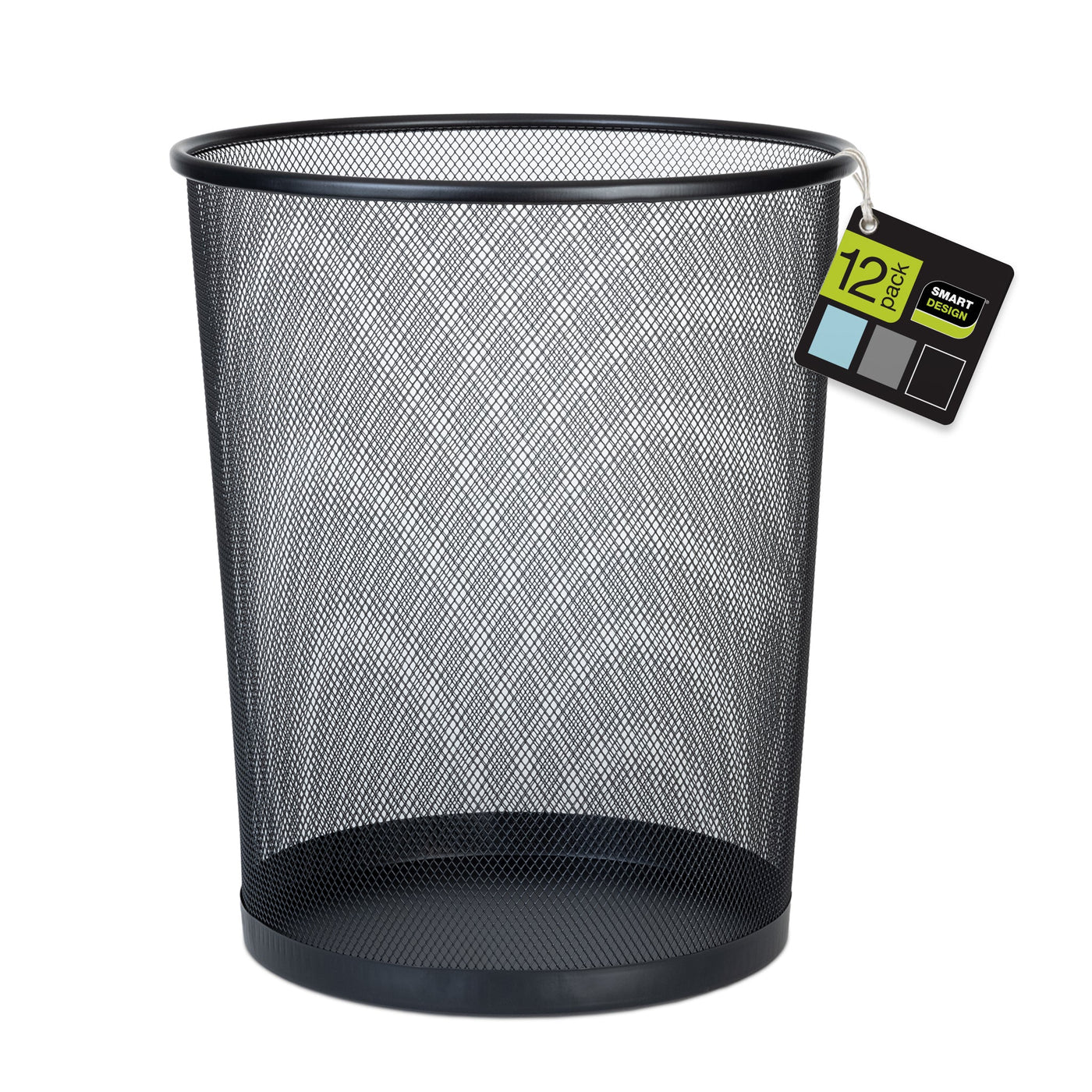 Steel Metal Mesh Waste Basket - Smart Design® 7