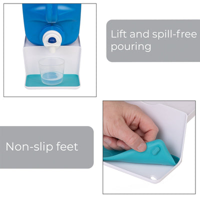 Sud Station - Angled Laundry Detergent Organizer - White - Smart Design® 8