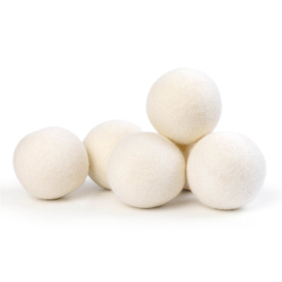 Wool Dryer Balls - Natural Eco Fabric Softener - Eliminates Wrinkles & Reduces Static (6 Pack) - Smart Design® 1