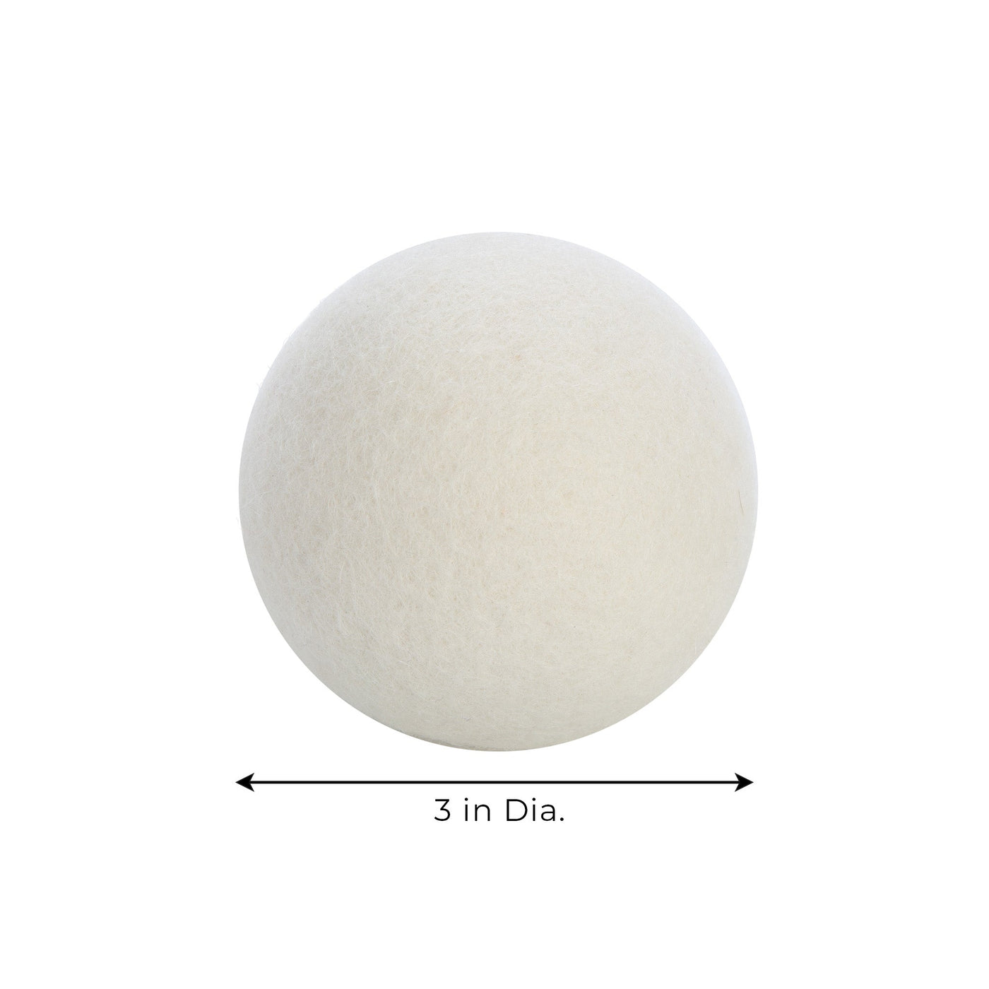 Wool Dryer Balls - Natural Eco Fabric Softener - Eliminates Wrinkles & Reduces Static (6 Pack) - Smart Design® 3