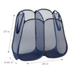 2-Compartment Pop-Up Pyramid Hamper - Blue - Smart Design® 3