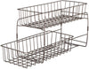 2-Tier Stackable Pull Out Baskets - White - Smart Design® 14