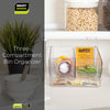 3-Compartment Clear Bin Organizer - Clear - Smart Design® 7