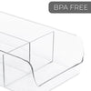 3-Compartment Clear Bin Organizer - Clear - Smart Design® 4