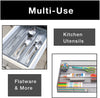 3-Compartment Mesh Drawer Organizer - Silver - Smart Design® 5