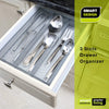 3-Compartment Mesh Drawer Organizer - Silver - Smart Design® 7