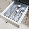 3-Compartment Mesh Drawer Organizer - Silver - Smart Design® 2