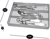 3-Compartment Mesh Drawer Organizer - Silver - Smart Design® 3