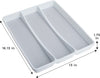 3-Compartment Plastic Drawer Organizer - Smart Design® 3