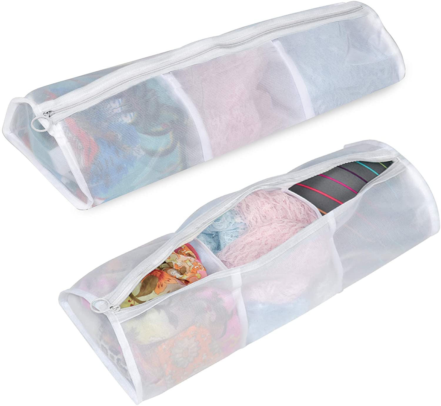 3-Compartment Wash Bag with Safety Zipper - Smart Design® 2