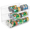 3-Tier Can Rack Organizer - White - Smart Design® 1