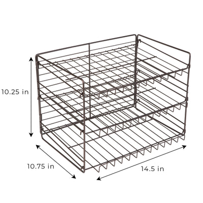 3-Tier Can Rack Organizer - White - Smart Design® 9