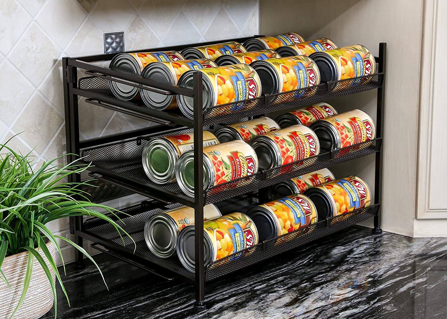 3-Tier Canned Food Organizer - Smart Design® 2