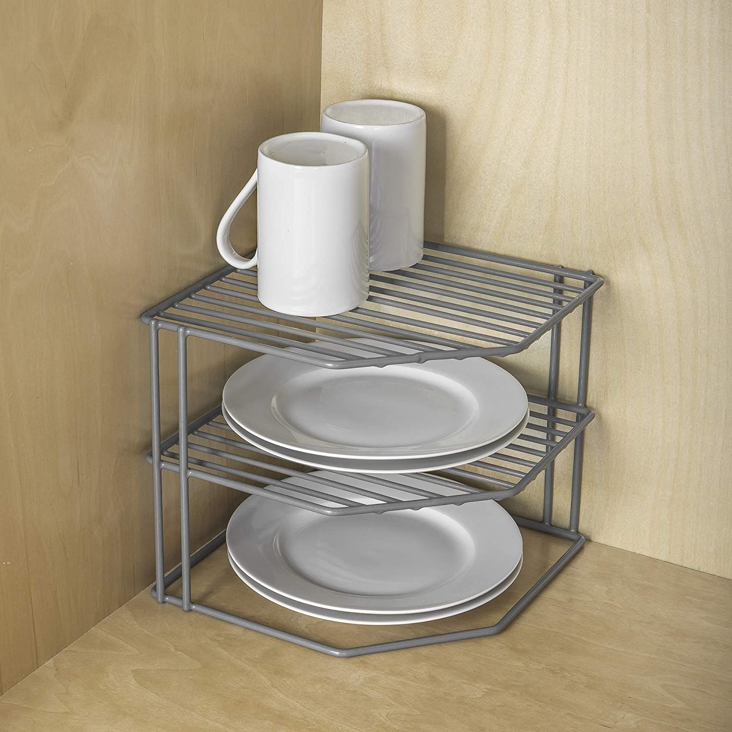 3-Tier Kitchen Corner Shelf Rack - Smart Design® 16