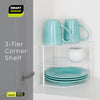 3-Tier Kitchen Corner Shelf Rack - White - Smart Design® 9