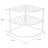 3-Tier Kitchen Corner Shelf Rack - White - Smart Design® 6