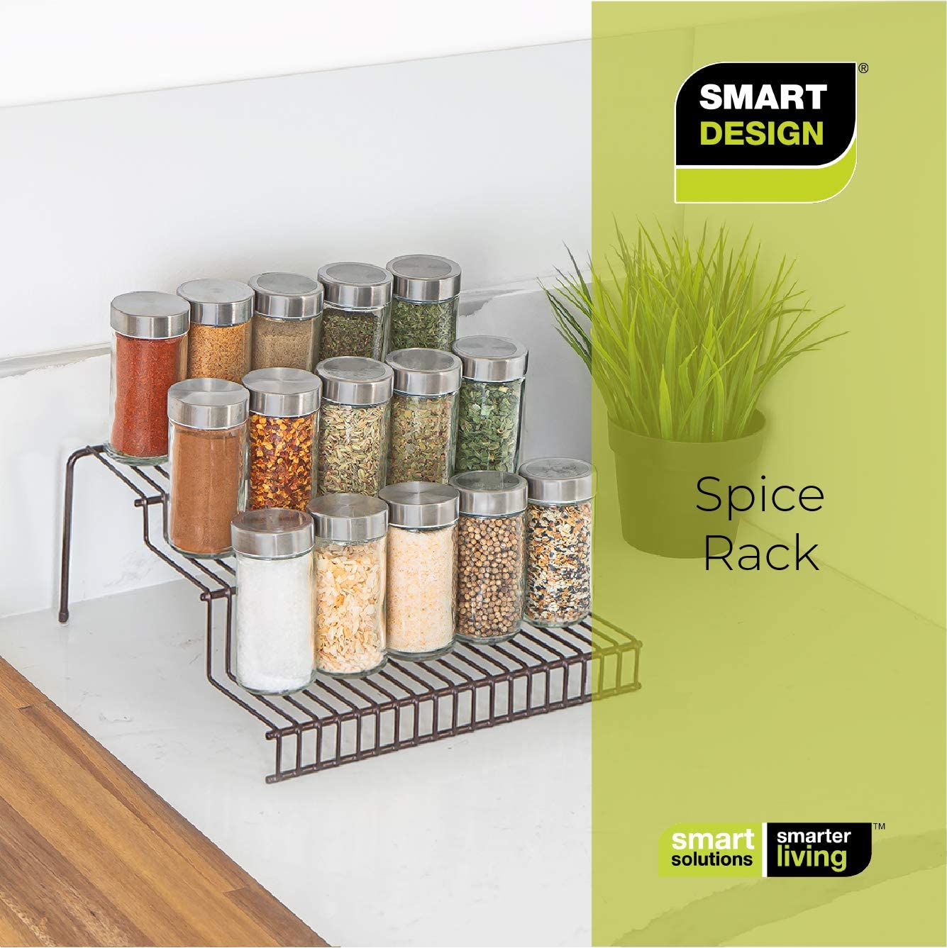 3-Tier Metal Wire Spice Rack - Smart Design® 35