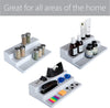 3-Tier Plastic Spice Rack with Non-Slip Lining - White - Smart Design® 5