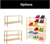 3-Tier Stackable Wooden Shoe Rack - Smart Design® 6